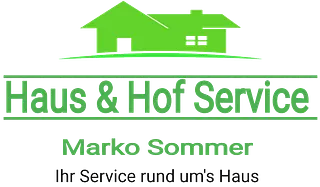 Grünes Logo für Haus & Hof Service Marko Sommer