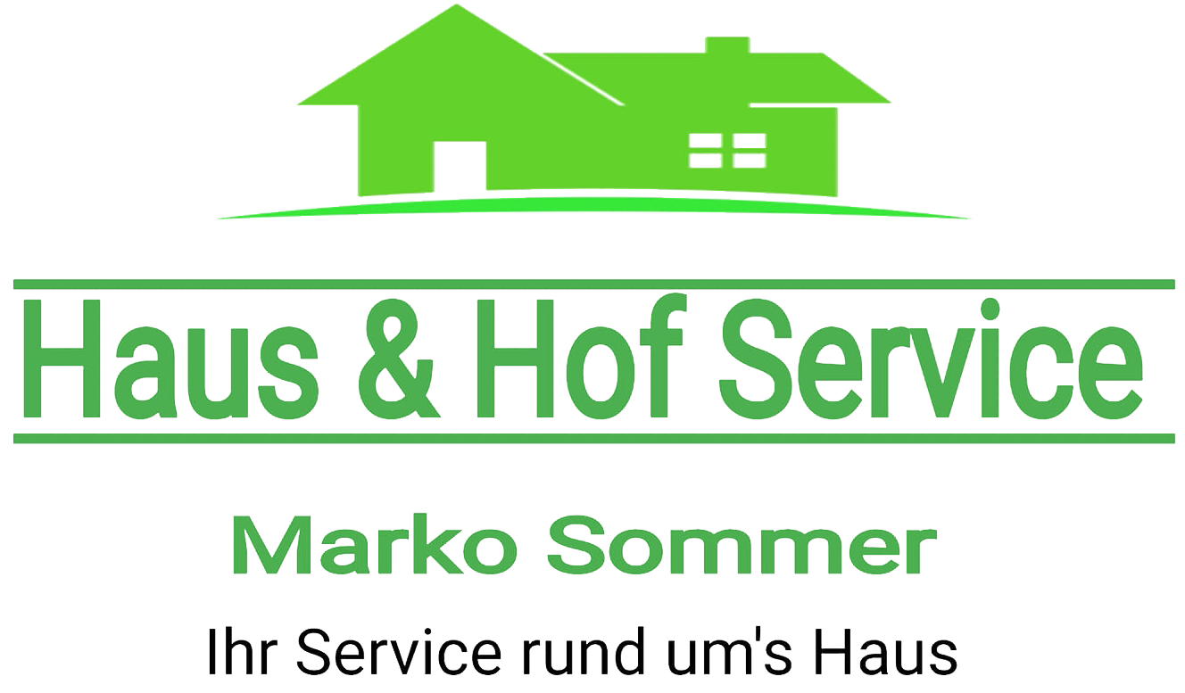Grünes Logo für Haus & Hof Service Marko Sommer